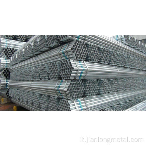 Surface rivestito di zinco con tubo in acciaio zincato